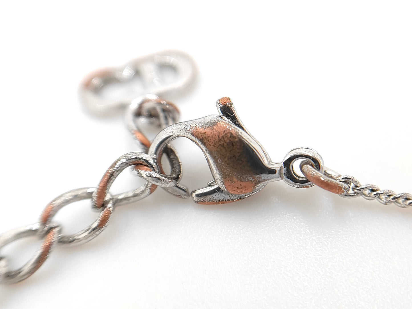 Dior Christian Dior Silver DIOR Logo Plate Necklace