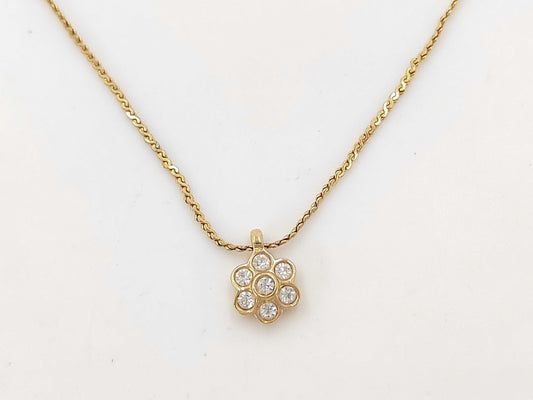 Dior Christian Dior Gold Rhinestone Necklace