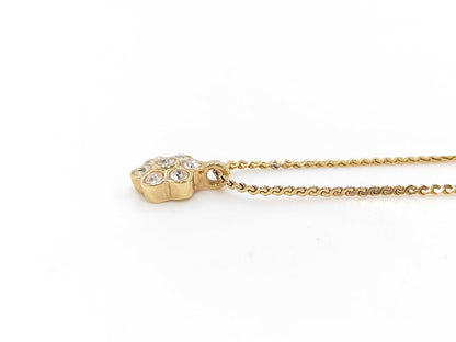 Dior Christian Dior Gold Rhinestone Necklace
