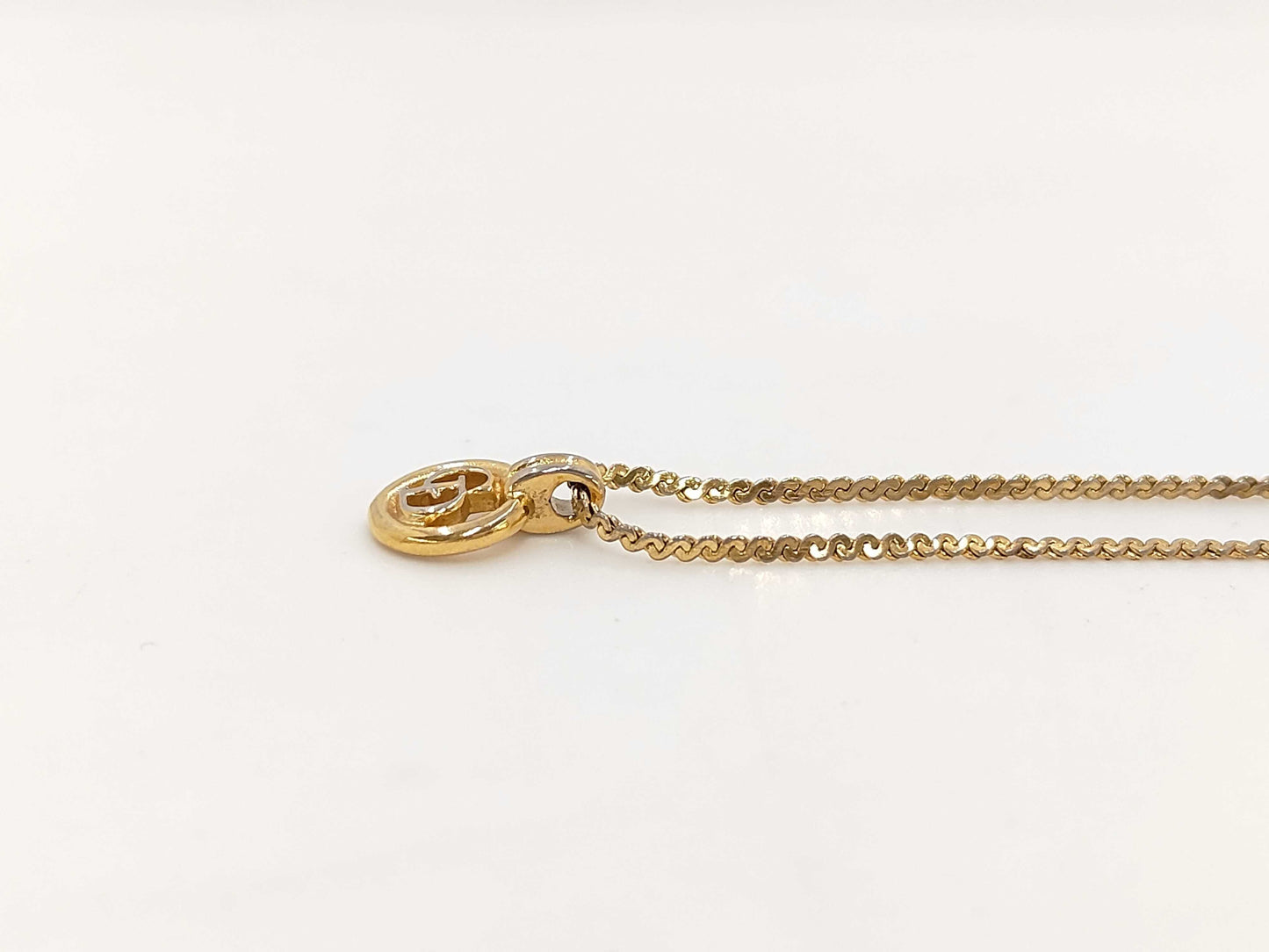 Dior Christian Dior Gold CD Logo Necklace