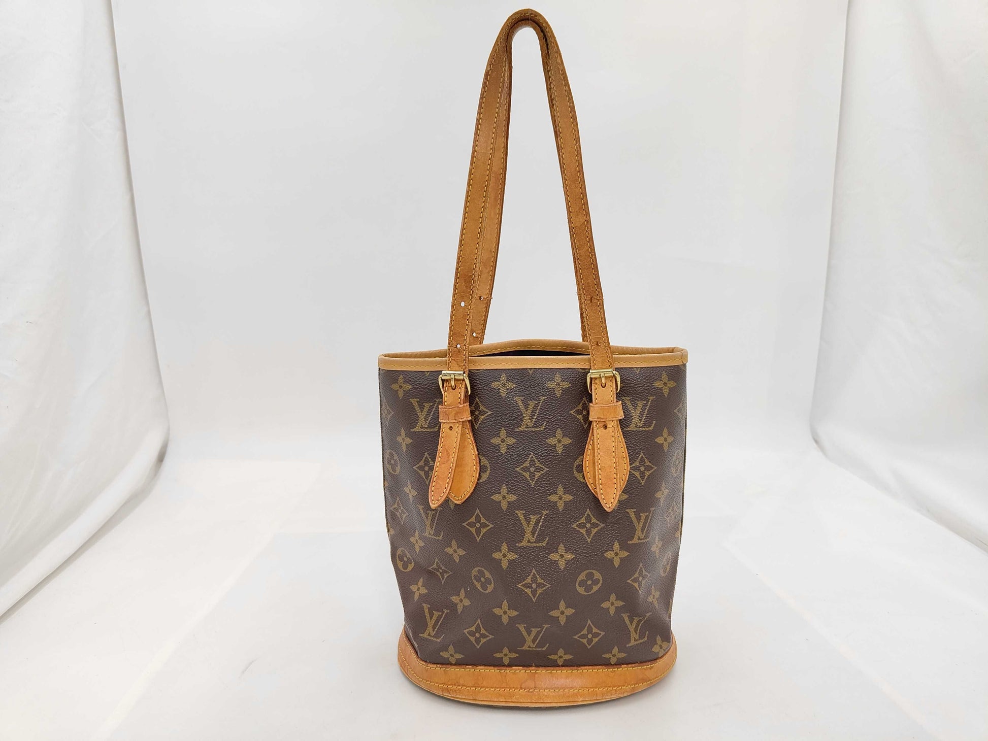 LOUIS VUITTON Louis Vuitton Shoulder Bag Monogram Bucket PM Tote Bag