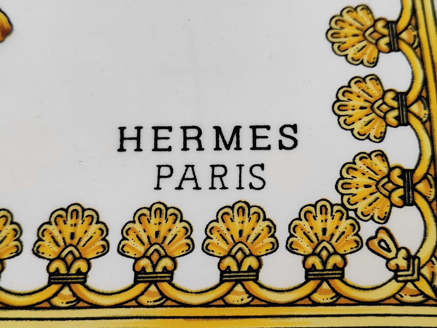 HERMES scarf with tag