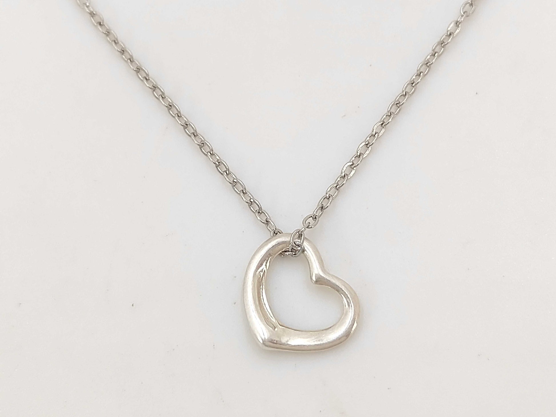 Tiffany & Co. Tiffany Open Heart 925 Necklace