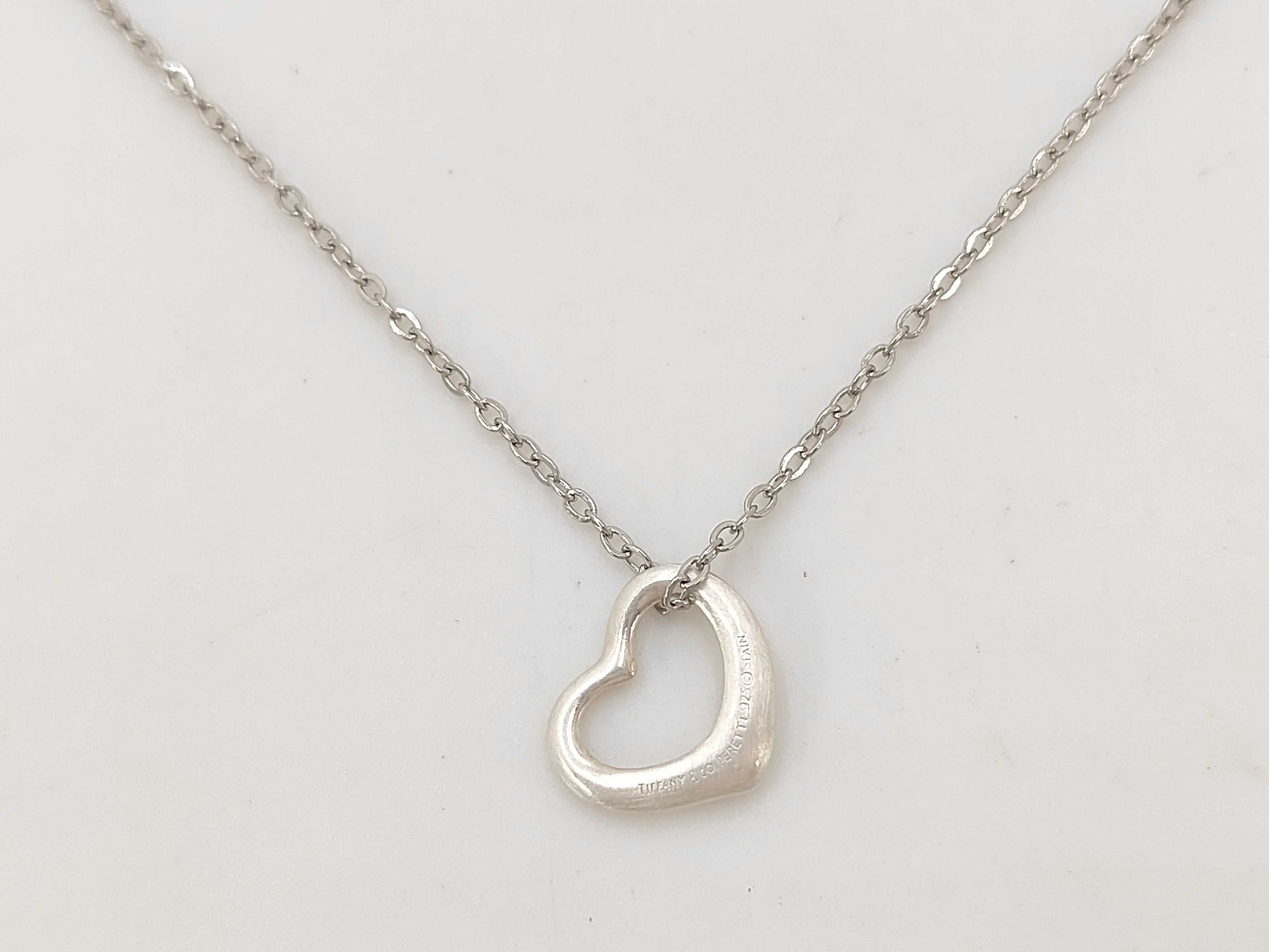 Tiffany & Co. Tiffany Open Heart 925 Necklace