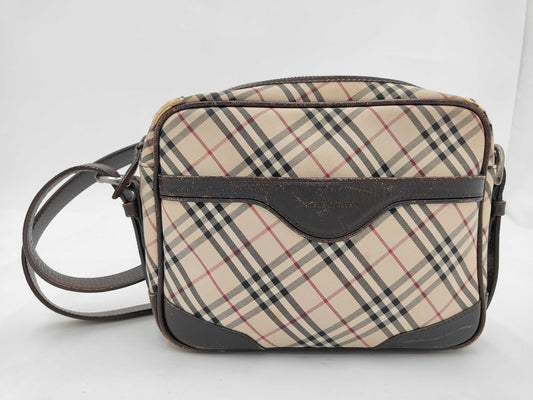 BURBERRY Nova Check Shoulder Bag