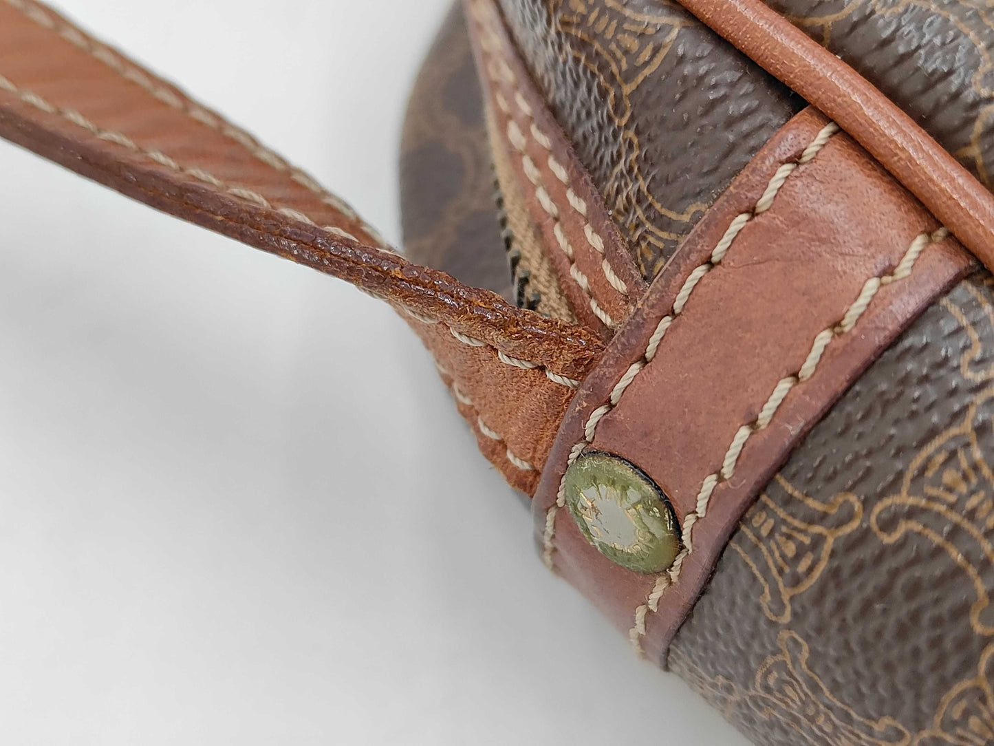 CELINE Macadam Shoulder Bag