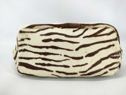 PRADA Prada Harako Accessory Pouch Zebra Handbag