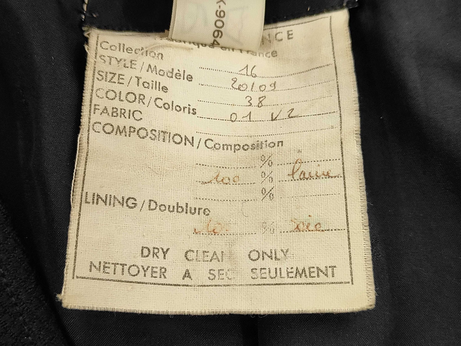 CHANEL Wool Set with Gold Buttons Other Apparel