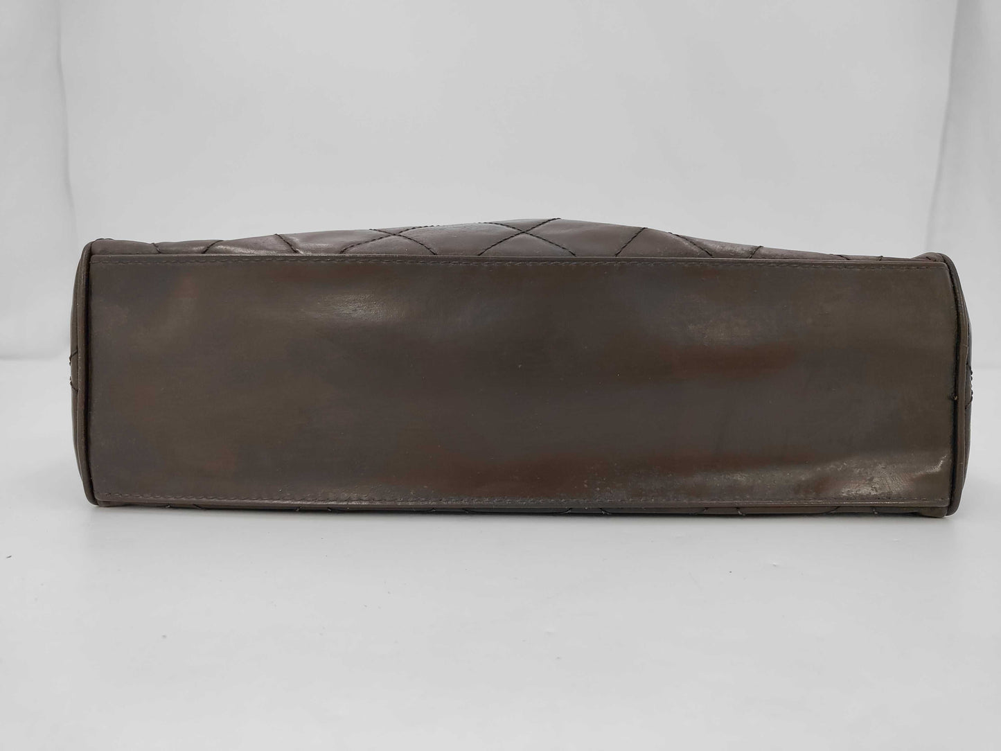 CHANEL Matelasse Patent Leather Chain Shoulder Bag