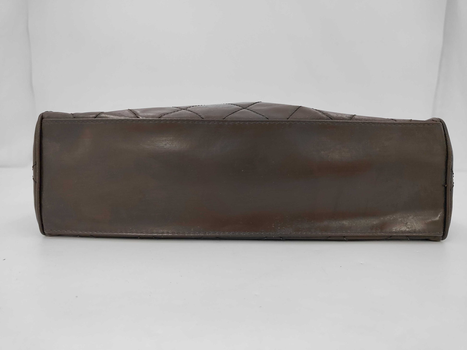 CHANEL Matelasse Patent Leather Chain Shoulder Bag