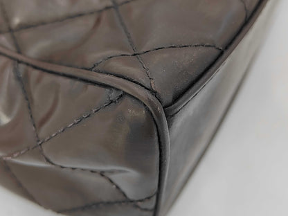 CHANEL Matelasse Patent Leather Chain Shoulder Bag