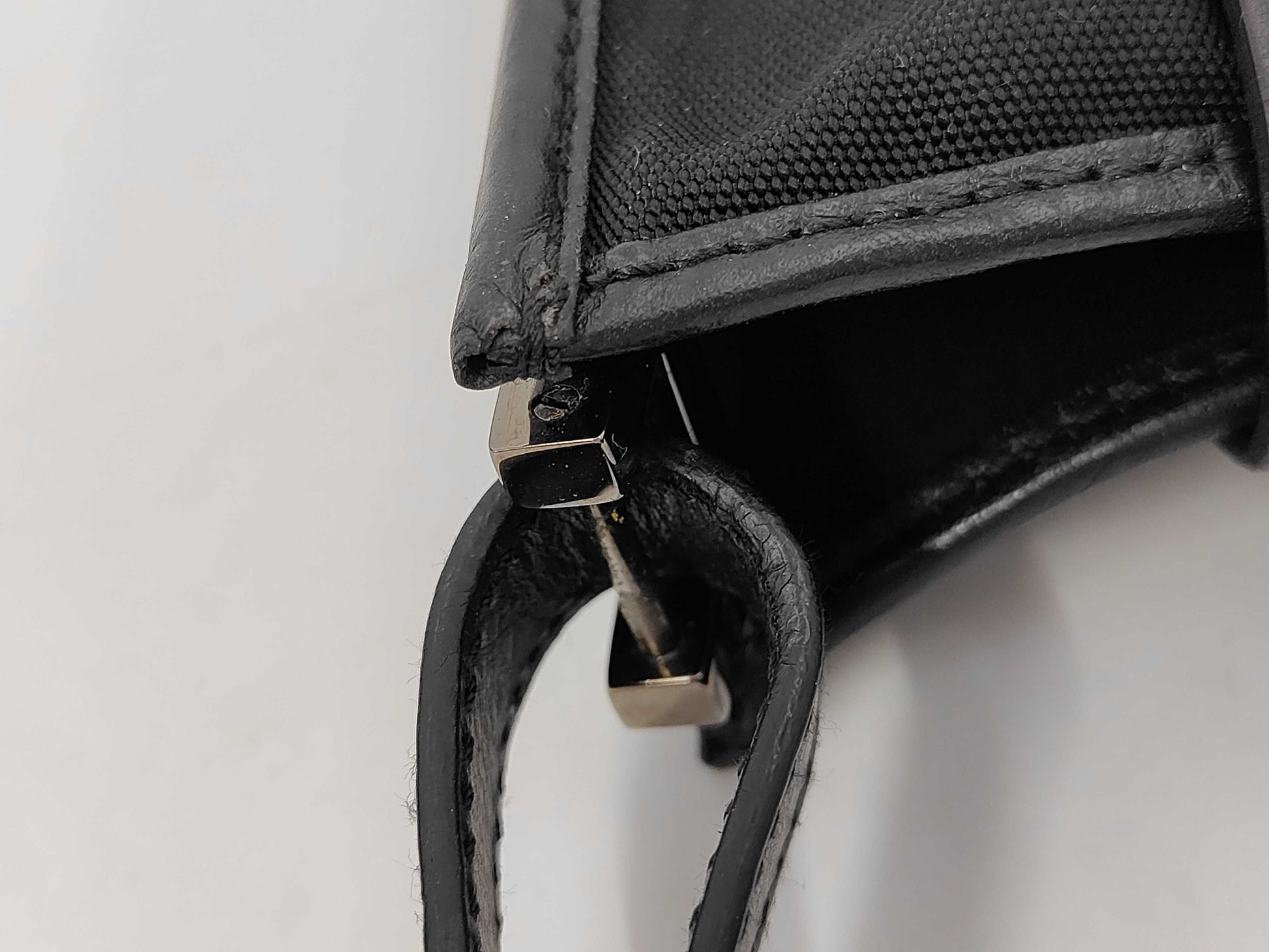 GUCCI Jackie Nylon and Leather Shoulder Bag