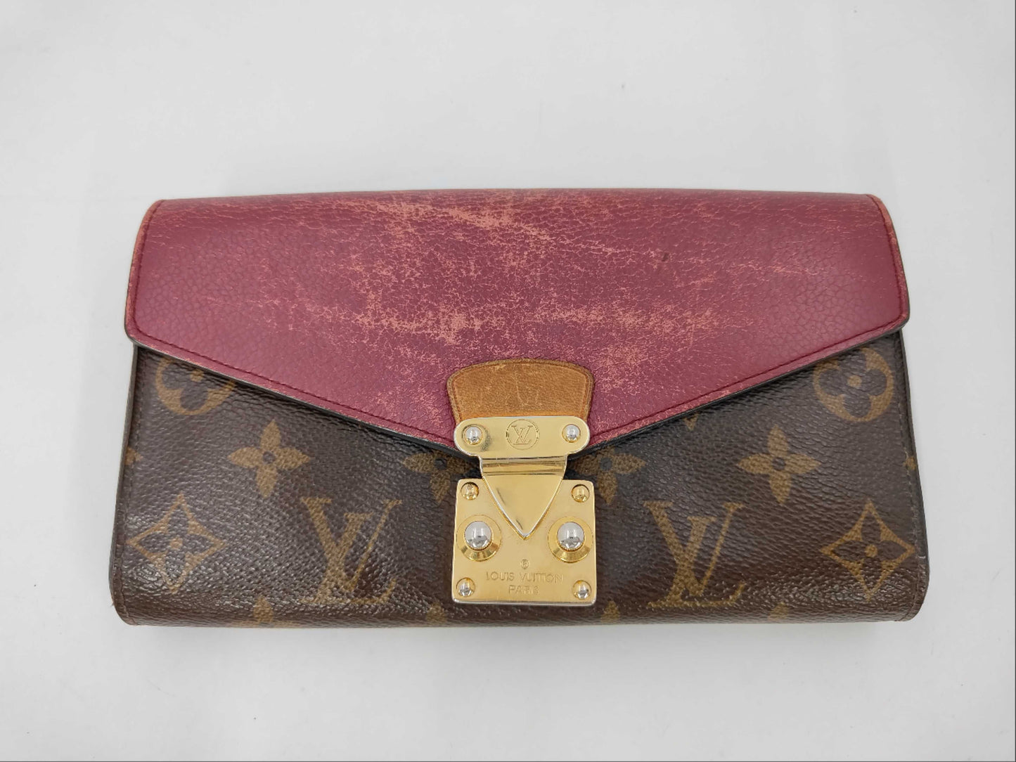 LOUIS VUITTON Louis Vuitton Long Wallet Portefeuille Pallas Wallet