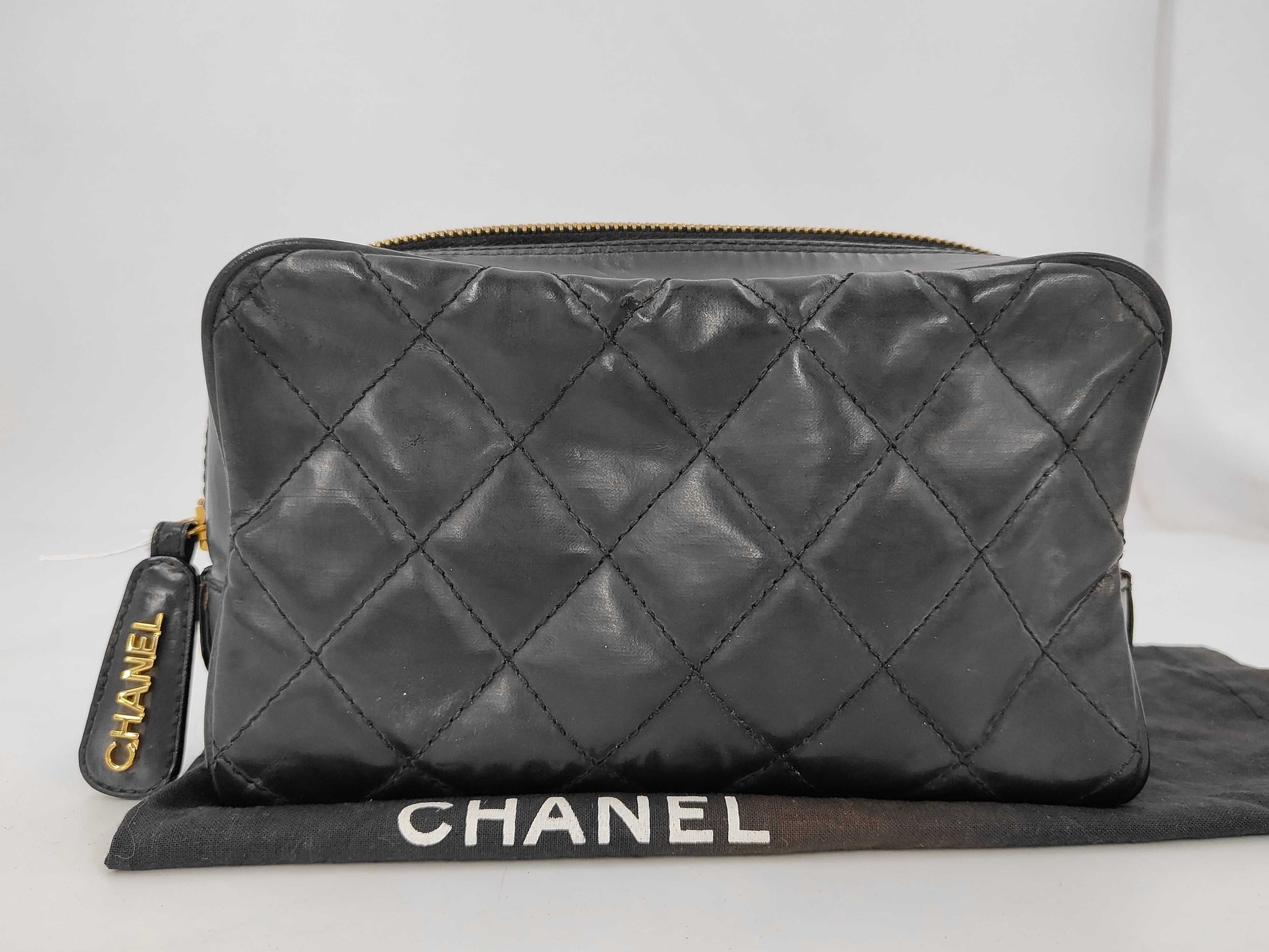 CHANEL Chanel Pouch Lambskin Bag