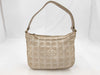 CHANEL New Travel Line Nylon Jacquard Leather Hobo Bag, No. 8, Beige, Shoulder Bag