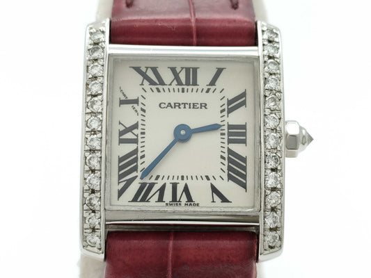 Cartier Tank Française 2403 193766CD Quartz 18K Women's Watch