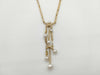 CHANEL Pearl Diameter Approx. 5.0mm Diamond 750 34.6g Necklace 