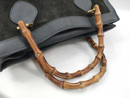GUCCI Bamboo Suede Handbag 002 2853 Handbag Handbag