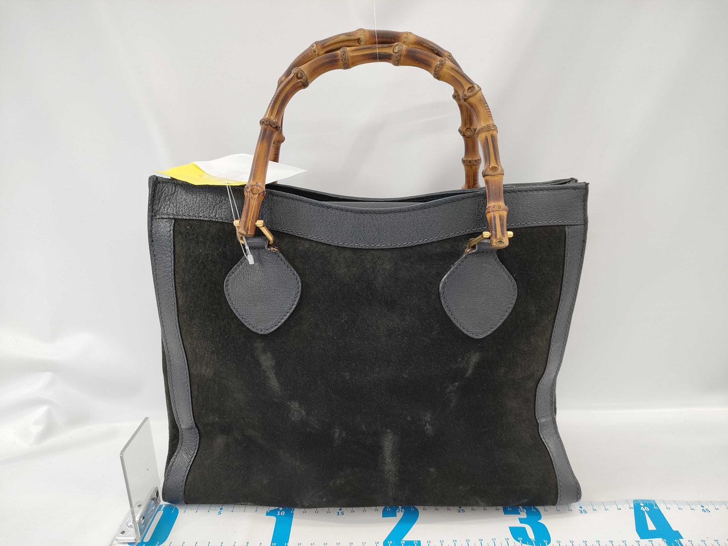 GUCCI Bamboo Suede Handbag 002 2853 Handbag Handbag