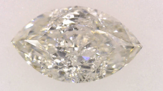 1.006ct H I-1 ****/FR/GD NONE NATURAL 8.87-5.27X3.53mm MQ ILD Diamond Loose