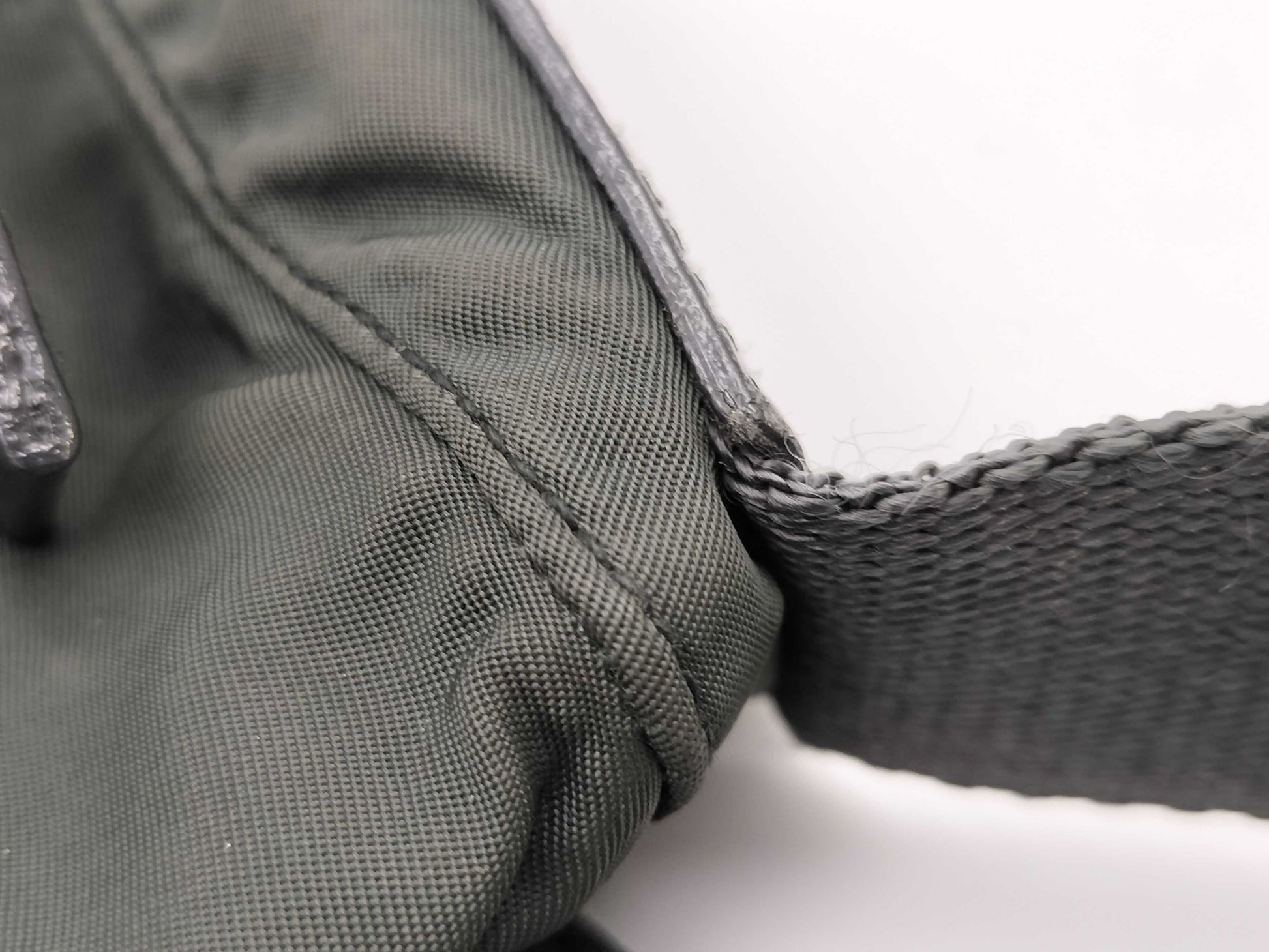 PRADA Nylon Khaki Nylon Shoulder Bag Shoulder Bag