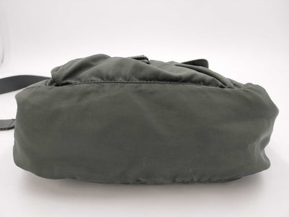 PRADA Nylon Khaki Nylon Shoulder Bag Shoulder Bag
