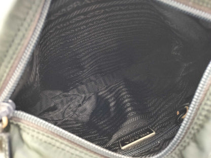 PRADA Nylon Khaki Nylon Shoulder Bag Shoulder Bag