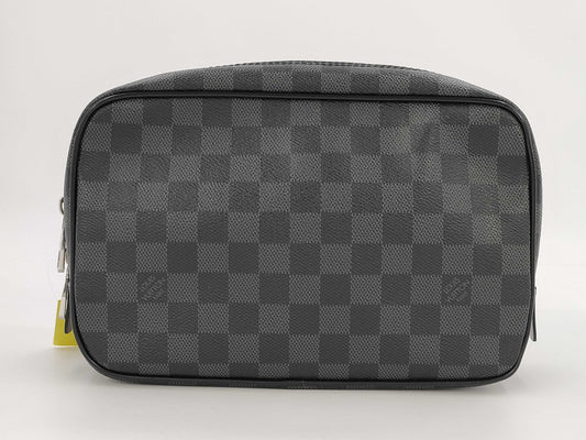 LOUIS VUITTON Damier Graphite True Toilette Pouch