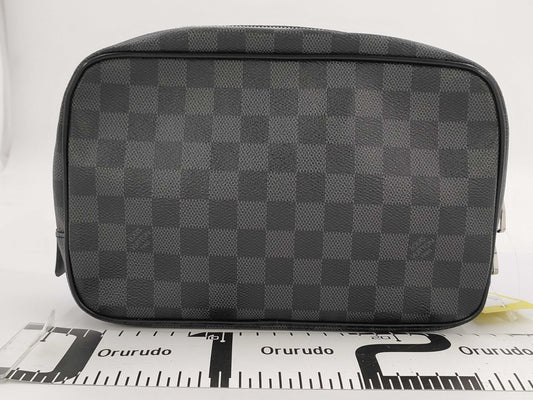 LOUIS VUITTON Damier Graphite True Toilette Pouch