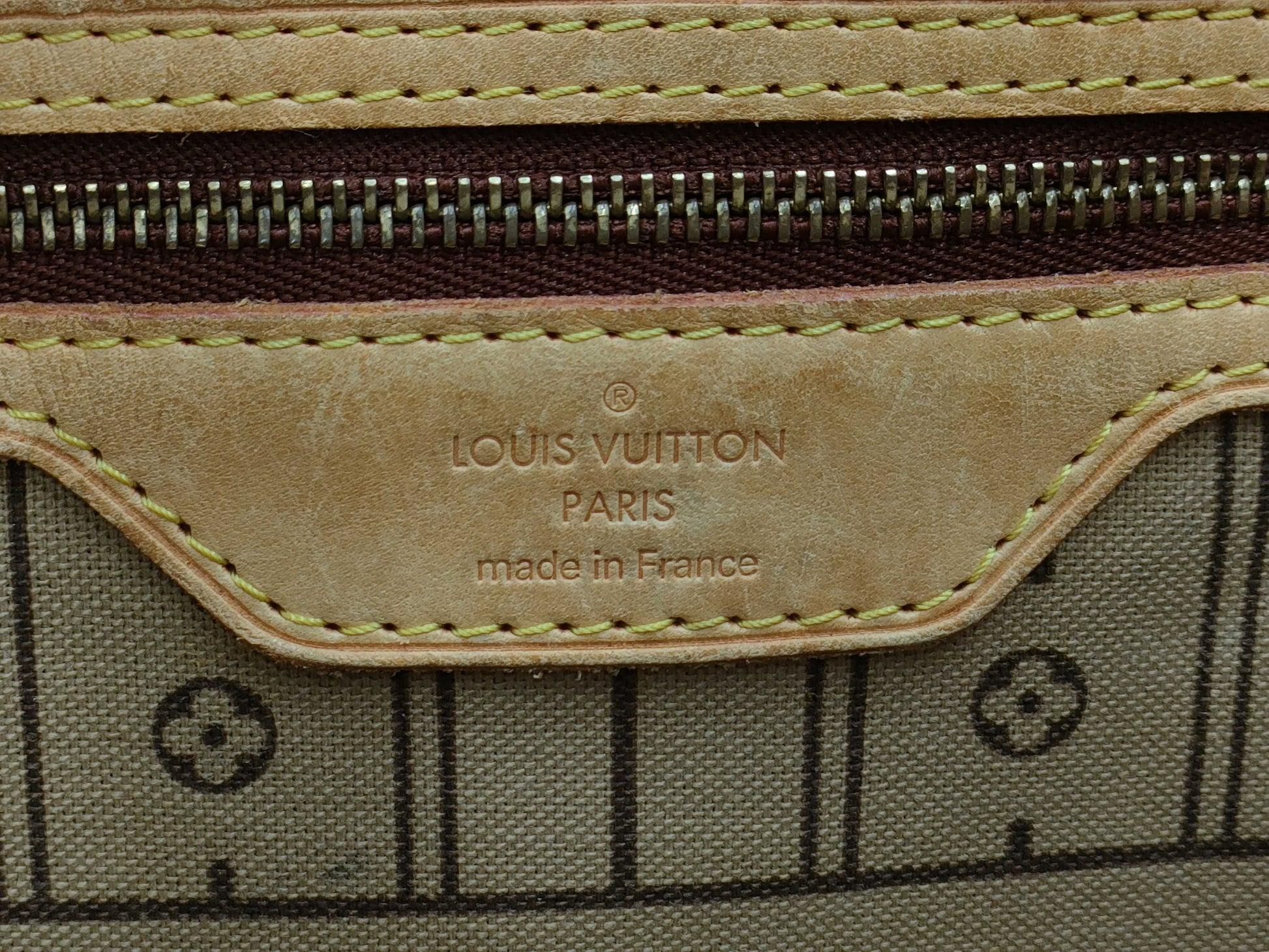 LOUIS VUITTON Monogram M40156 Neverfull MM Old Model Tote Bag