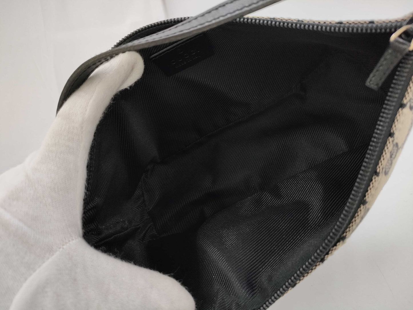 GUCCI GG Canvas 039 1103 Mini Pouch Handbag