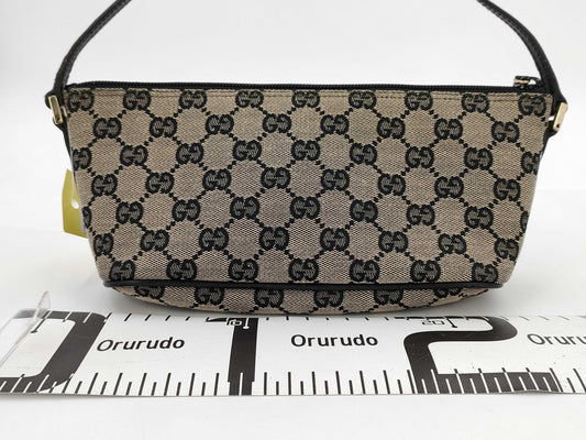 GUCCI GG Canvas 039 1103 Mini Pouch Handbag