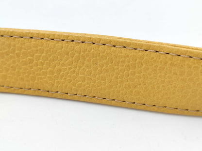 GIVENCHY Leather Shoulder Bag Yellow Shoulder Bag