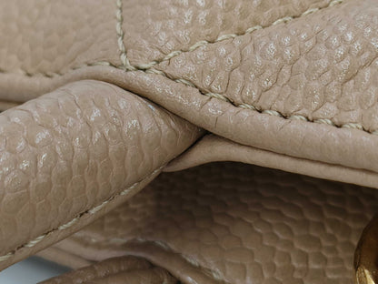 CHANEL Caviar Leather Reissue Tote Bag, Beige, G Hardware, Handbag