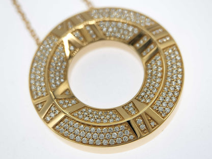 Tiffany & Co. Atlas X Closed Circle Diamond Necklace with 0.57ct Diamond, PG and Au750, 17.9g 