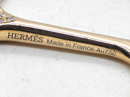 HERMES Punk #54 D1.69ct PG Au750 9.1g Ring 