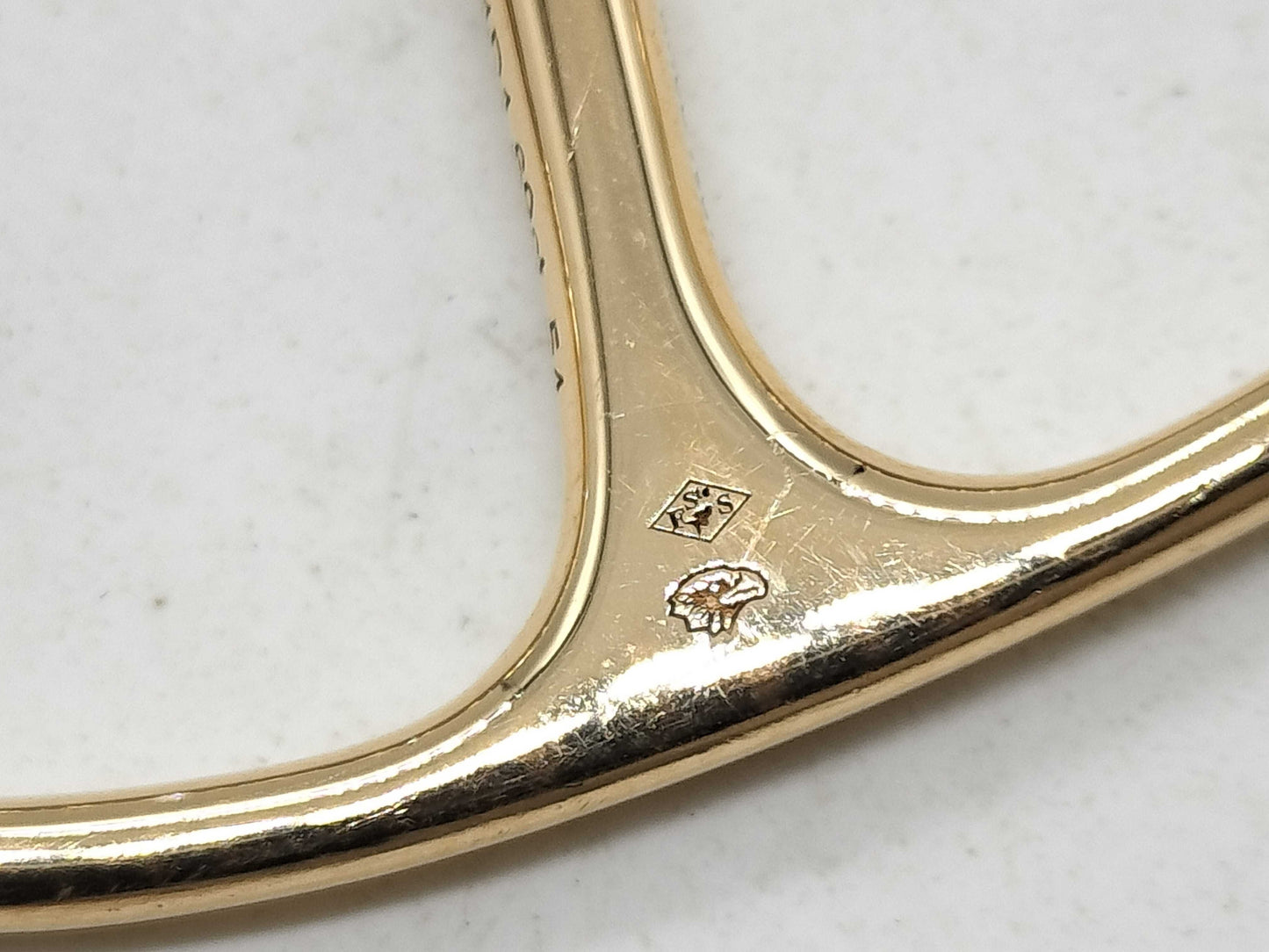 HERMES Punk #54 D1.69ct PG Au750 9.1g Ring 