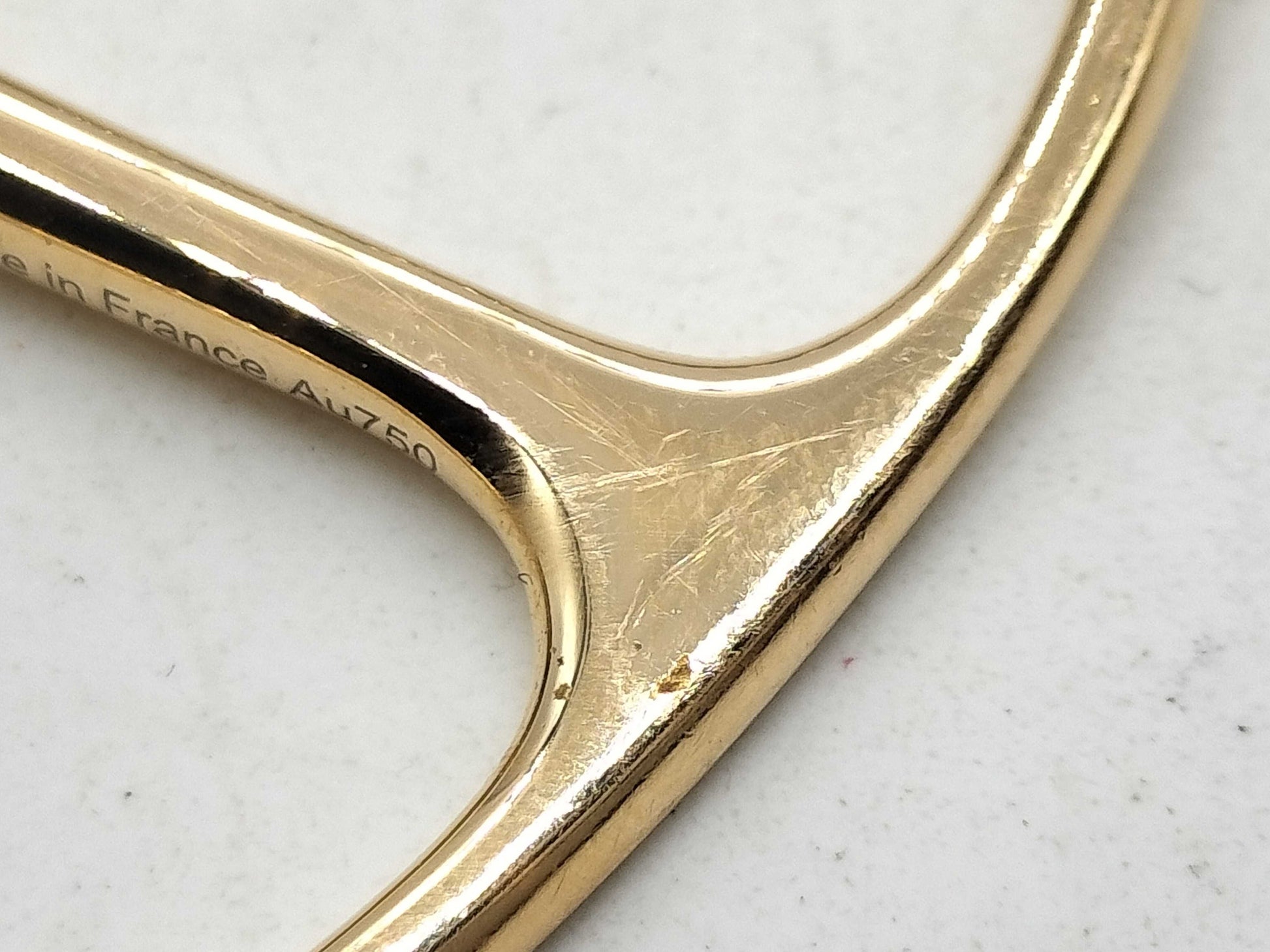 HERMES Punk #54 D1.69ct PG Au750 9.1g Ring 