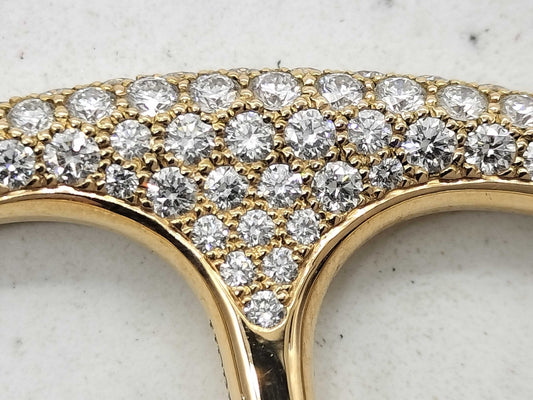 HERMES Punk #54 D1.69ct PG Au750 9.1g Ring 