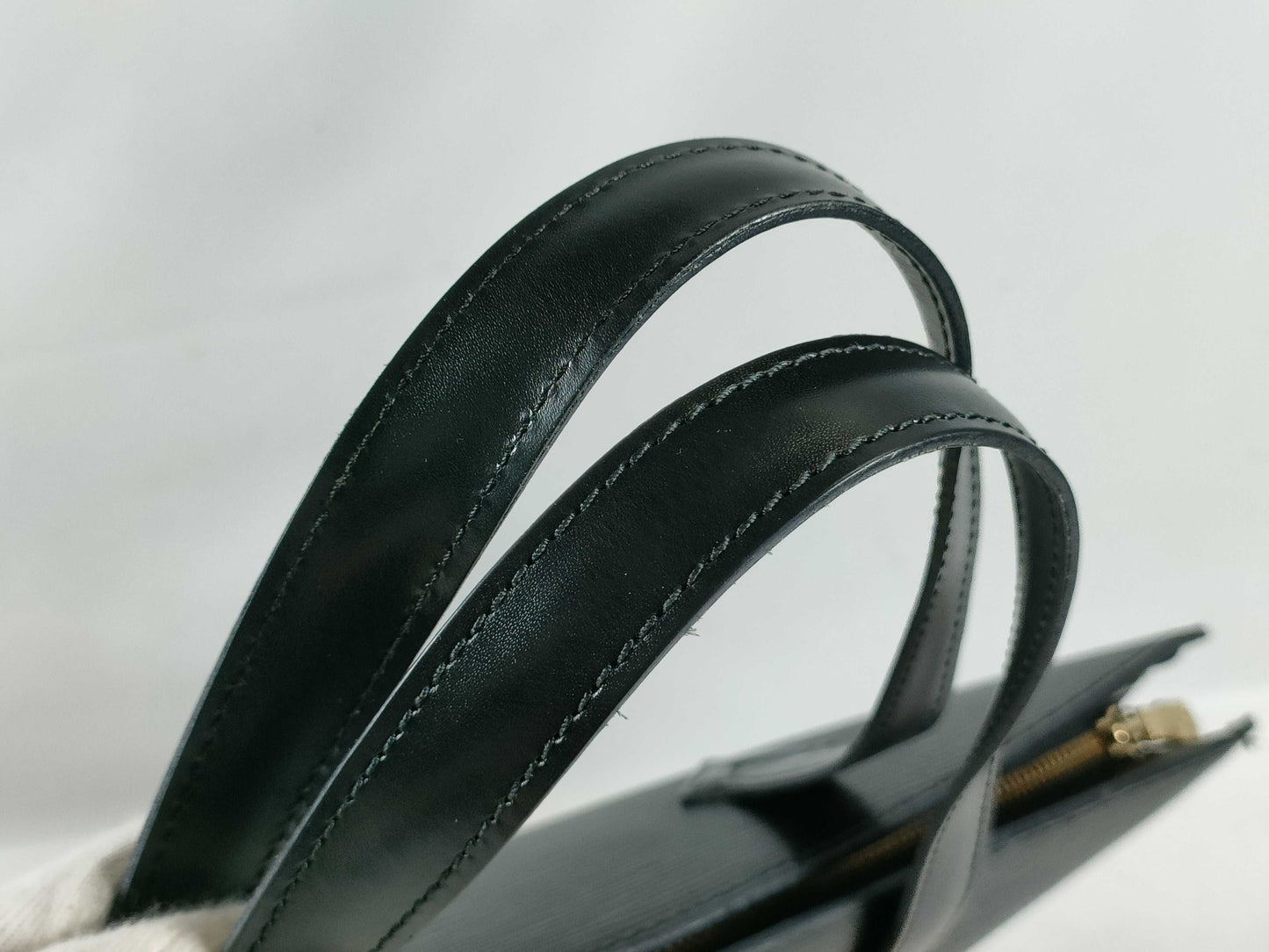 LOUIS VUITTON RFID Unverifiable VI 0956 Epi Sanjac Black Tote Bag