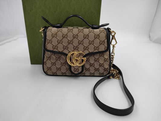 GUCCI GG Canvas GG 2-way Shoulder Bag 583571