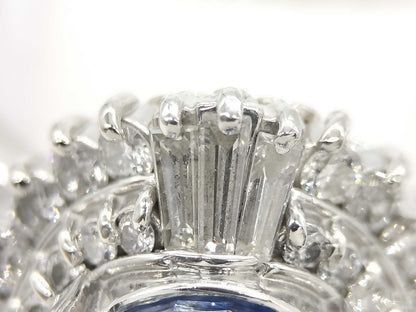 S7.07ct D0.90ct PT900 14.0g Ring 