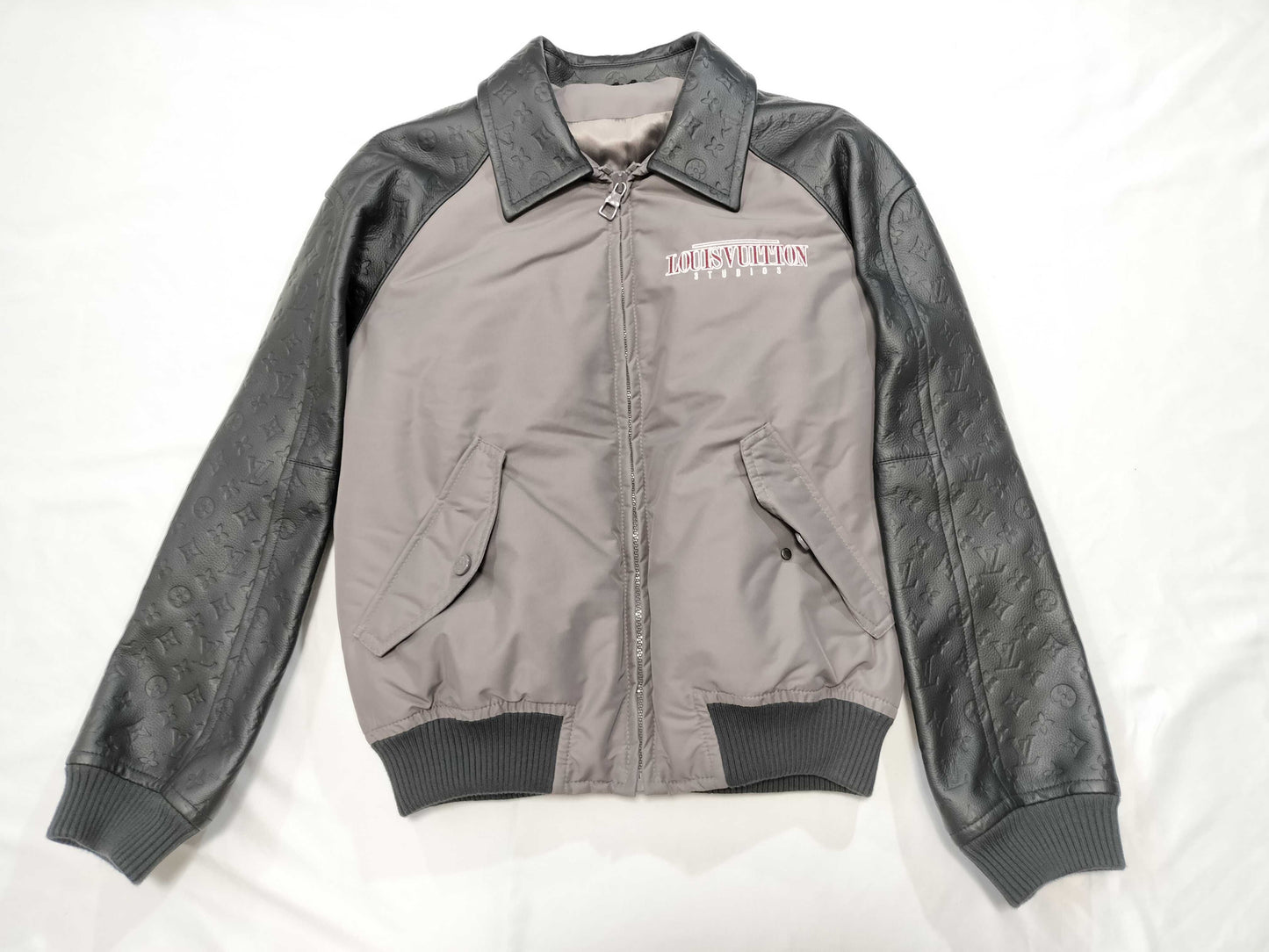 LOUIS VUITTON RM232 BQV HPL85E Arm Monogram Leather Switch Jacket/23AW