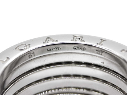 BVLGARI 20th Anniversary B.zero1 #61 Diamond WG Au750 21.2g Ring 