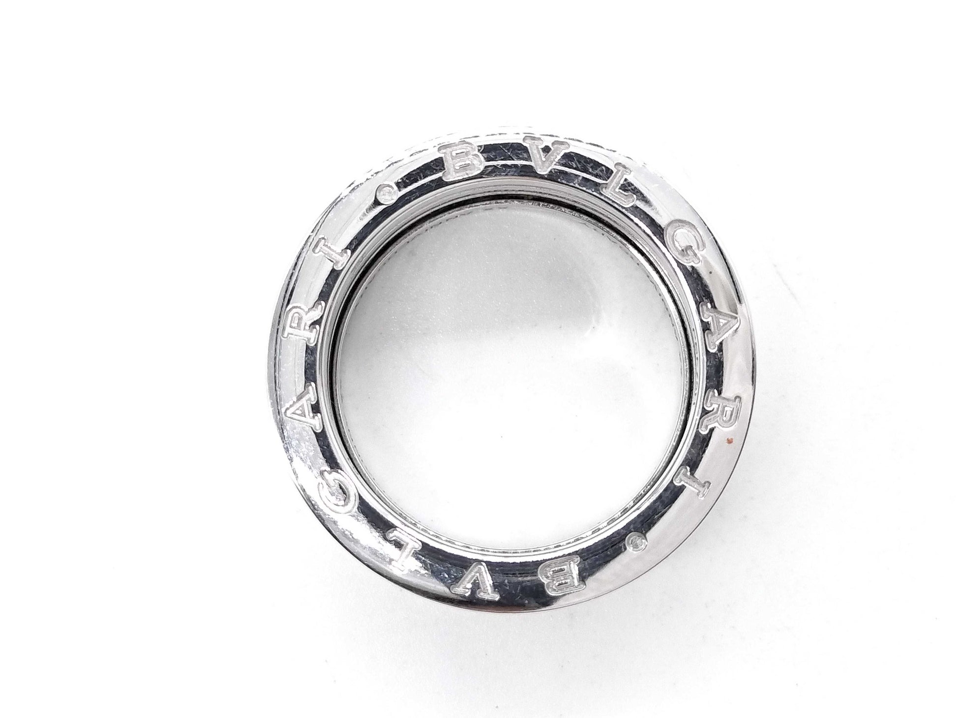 BVLGARI 20th Anniversary B.zero1 #61 Diamond WG Au750 21.2g Ring 