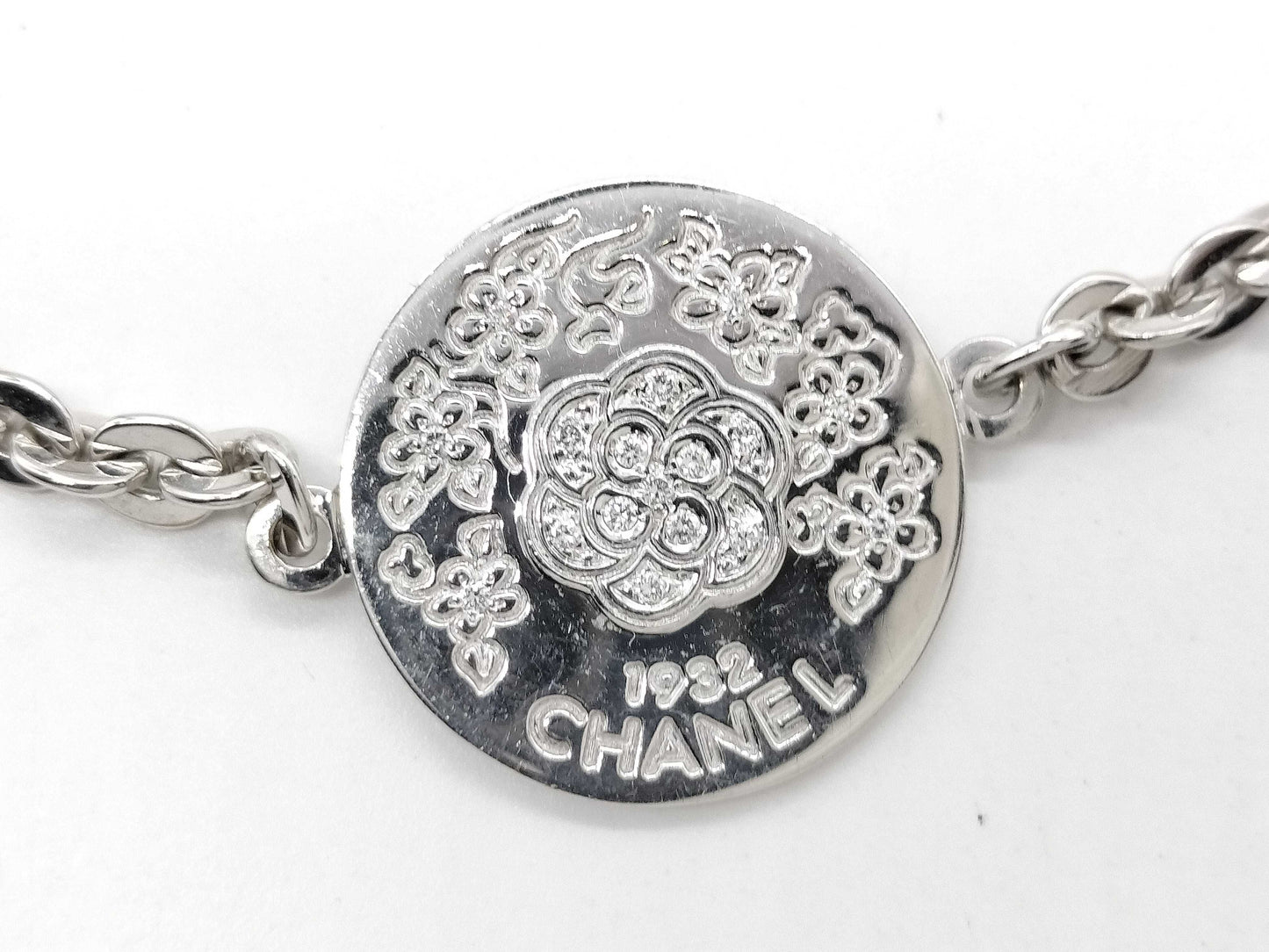 CHANEL Icon Collection Diamond WG 750 78.6g Necklace