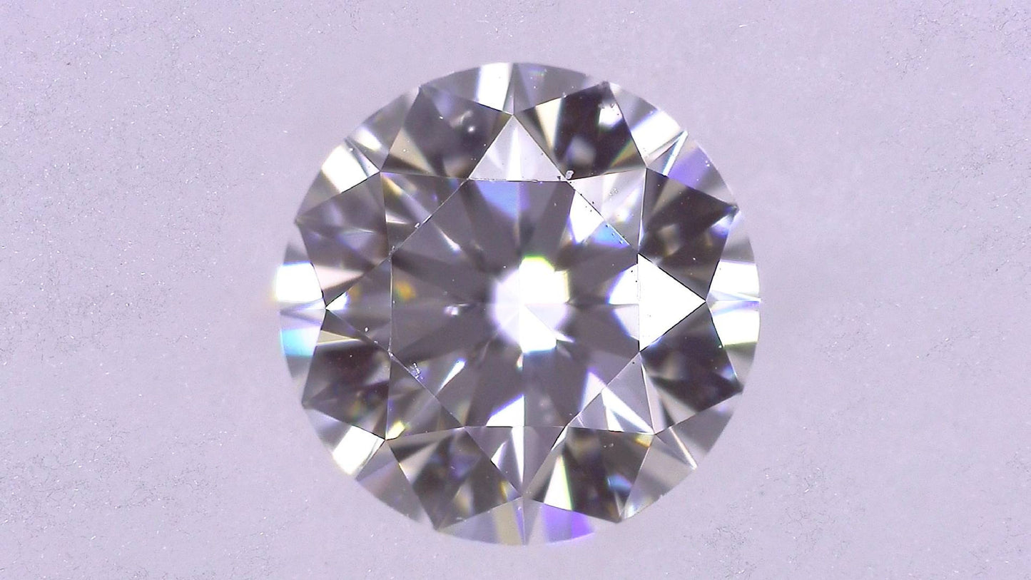 0.262ct F VS-2 EXCELLENT/VG/VG MEDIUM BLUE NATURAL 4.10-4.13X2.56mm Loose Diamond