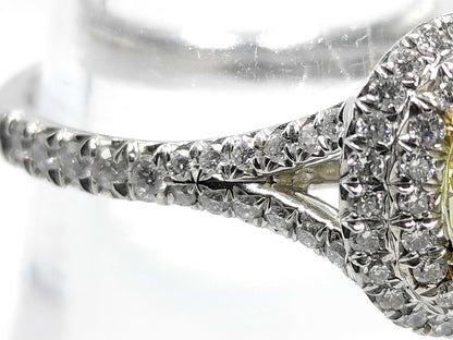 Tiffany&Co. Sorest YD0.59ct Melee Diamond PT950/750 5.1g Ring 