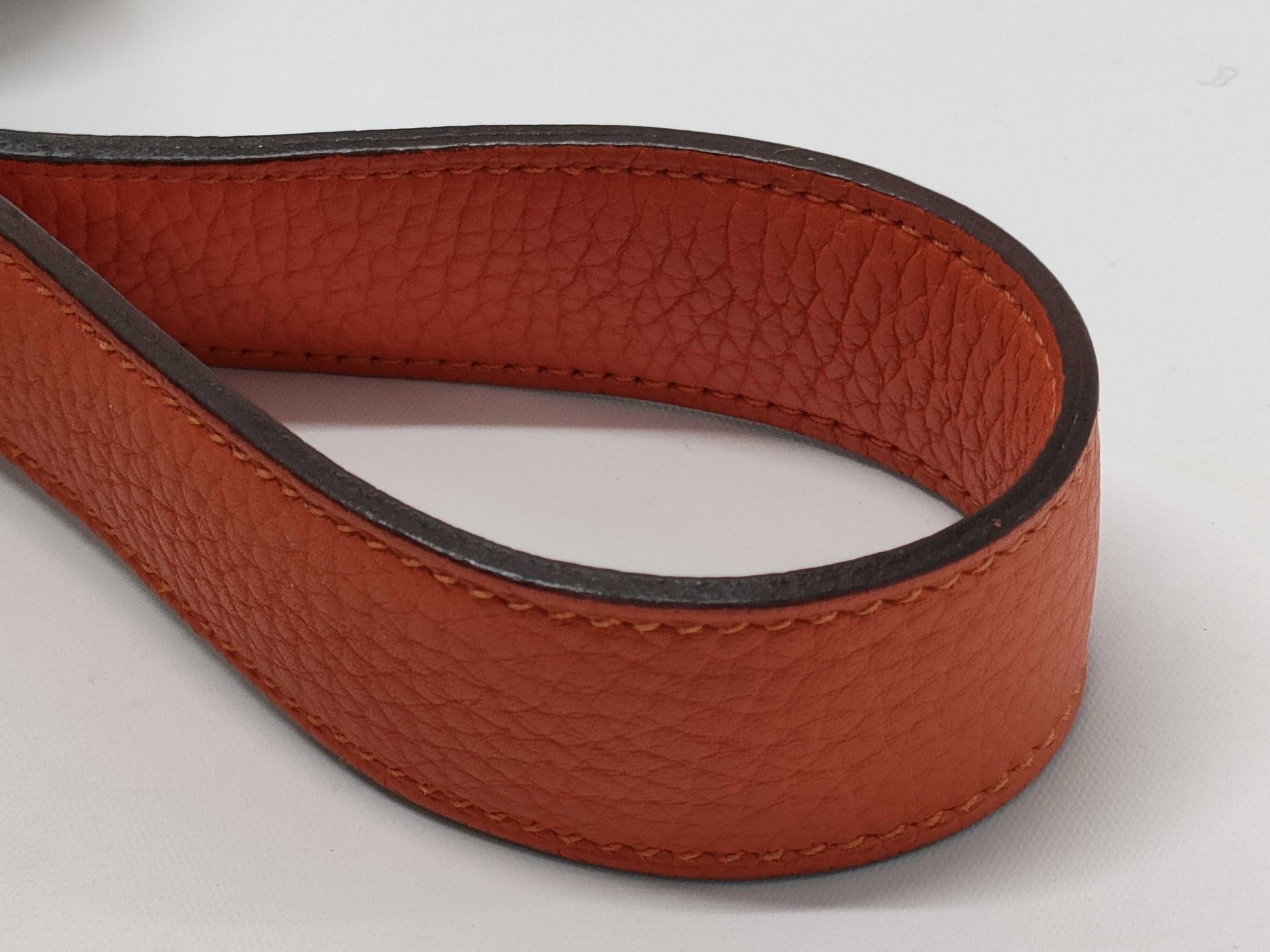 HERMES Picotin MM Handbag in Orange with Silver Hardware and Y Stamp