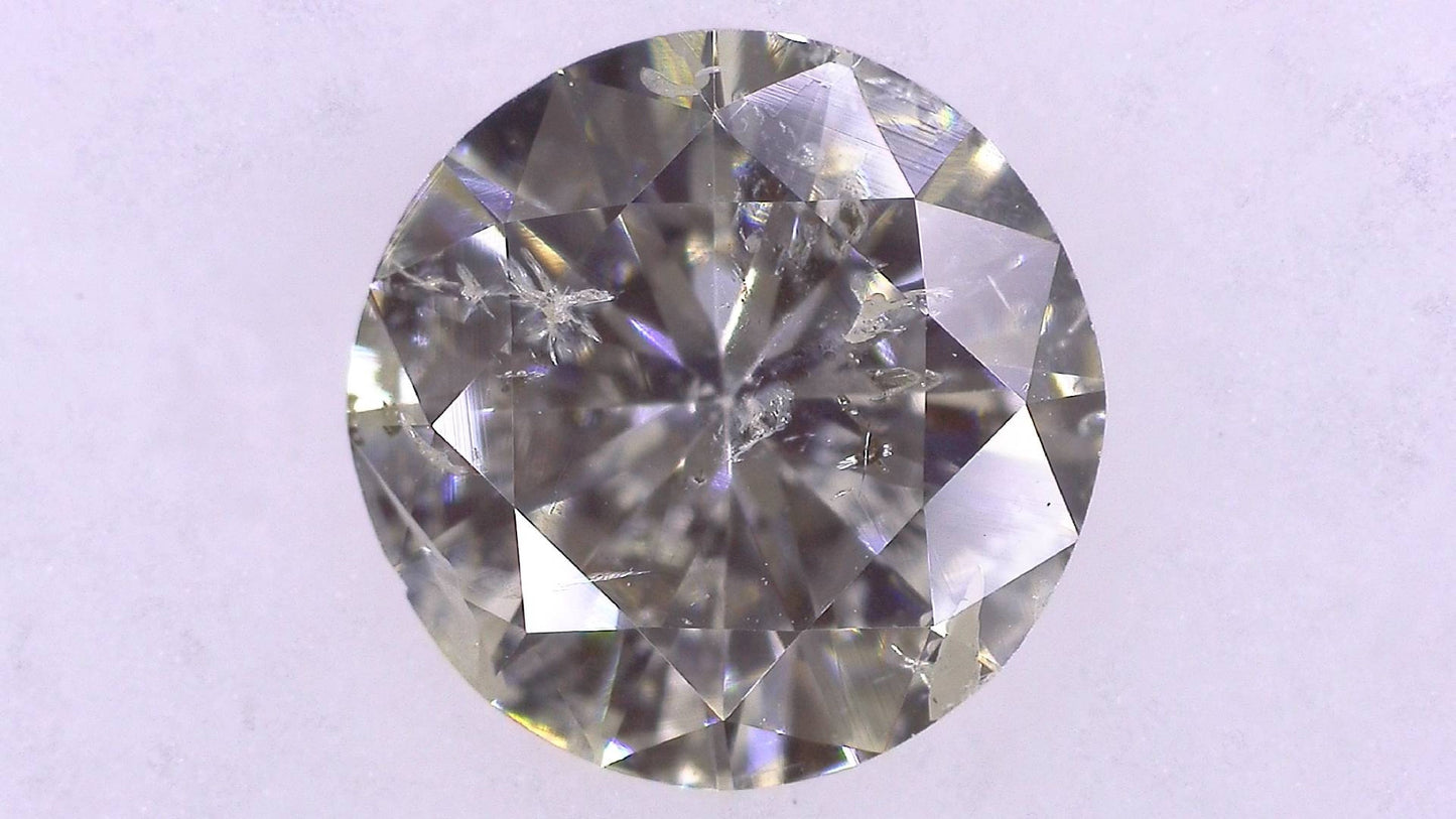 0.787ct K I-1 GOOD/FR/GD MEDIUM BLUE NATURAL 6.11-6.24X3.56mm LDH Loose Diamond